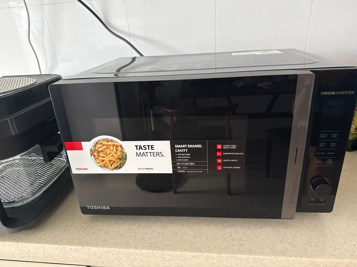 New Arrival: Toshiba MV-TC26TF(BK) Inverter Microwave with Air Fry