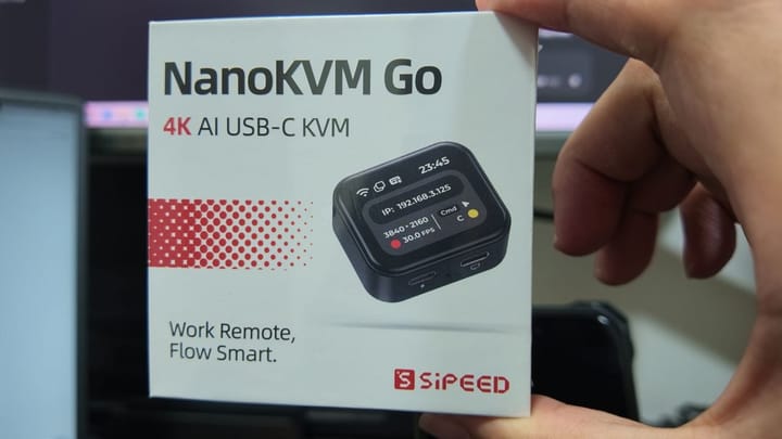 New Arrival: Sipeed NanoKVM Go — a Pocket-Sized 4K USB-C KVM